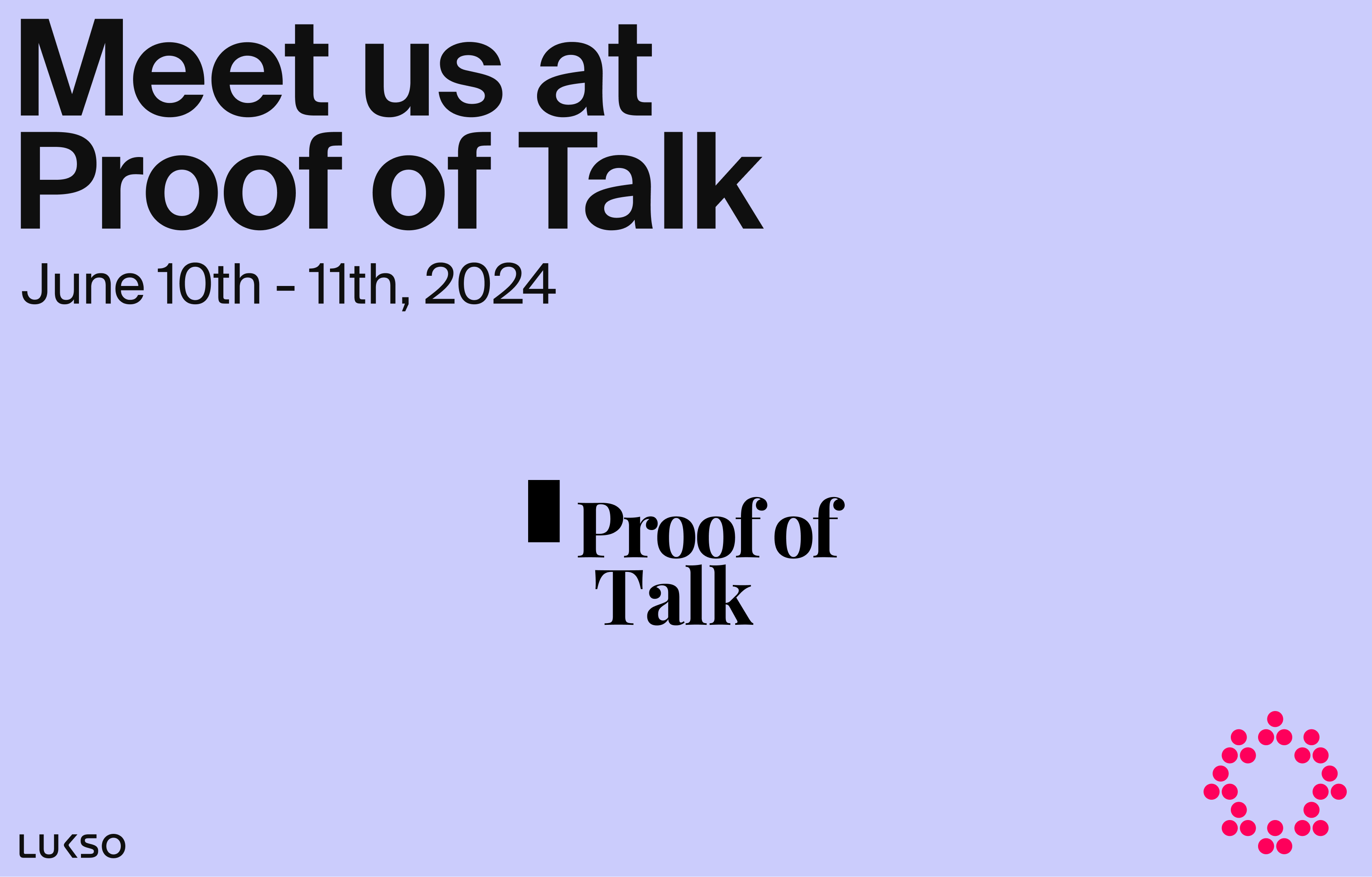 Proof of Talk
